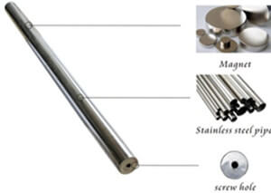 SS304不锈钢磁棒 SS304不锈钢磁棒